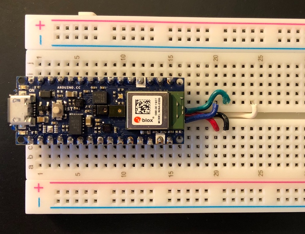 Install the Nano on the breadboard